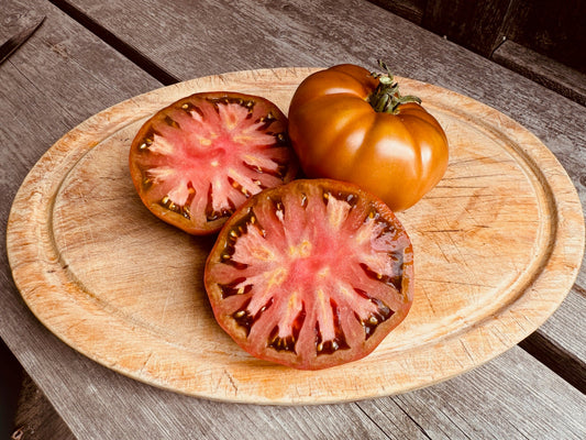 Cherokee Chocolate Tomato - Organic - Greta's Family Gardens